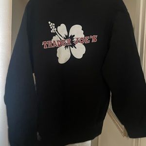 Trader Joe sweatshirt black